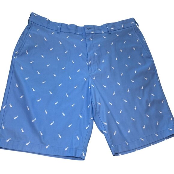 Walter Hagan Perfect 11 Light Blue Golf Bag design shorts, Waist: 42 - Picture 3 of 13